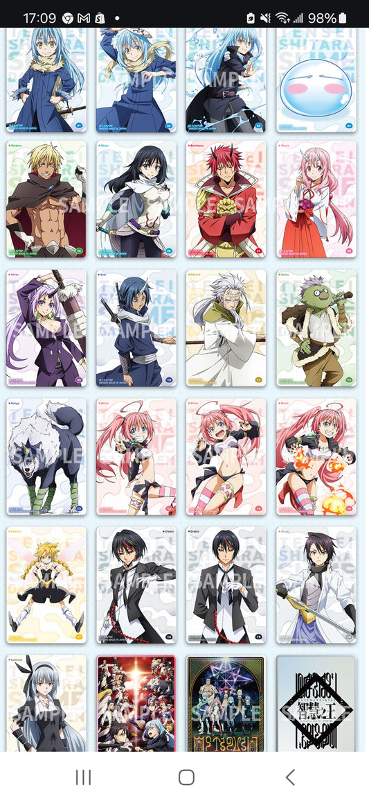 転生したらスライムだった件 クリアビジュアルカード