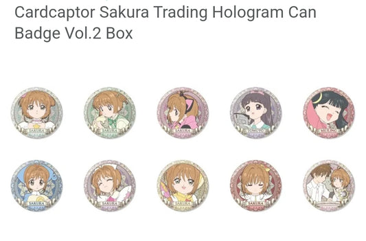 (SOL) カードキャプターさくら トレーディングホログラム缶バッジ Vol.2
