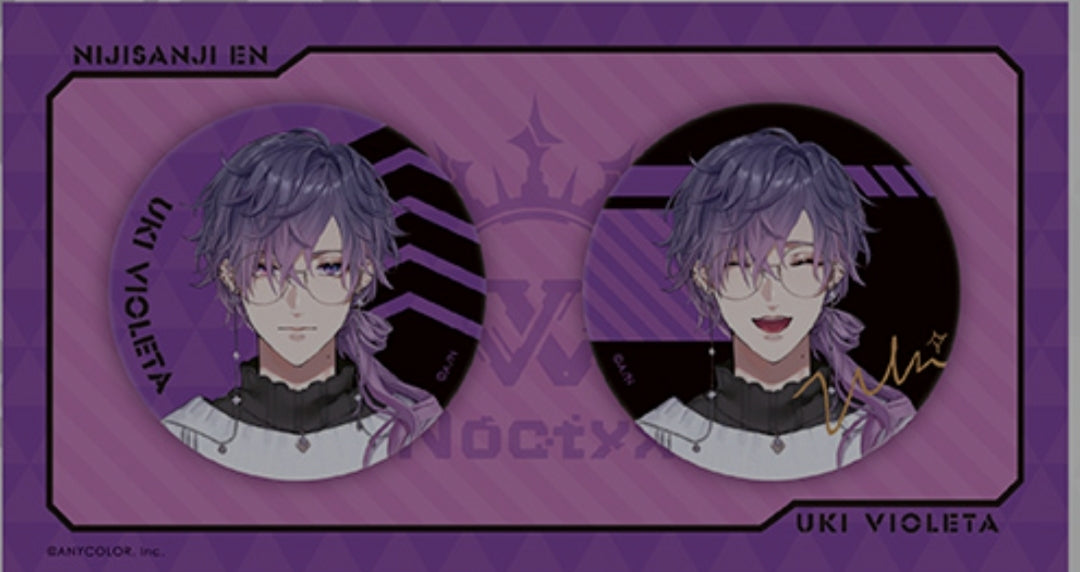 【Noctyx New Outfit Goods】缶バッジセット福奇・ヴィオレタvtuber