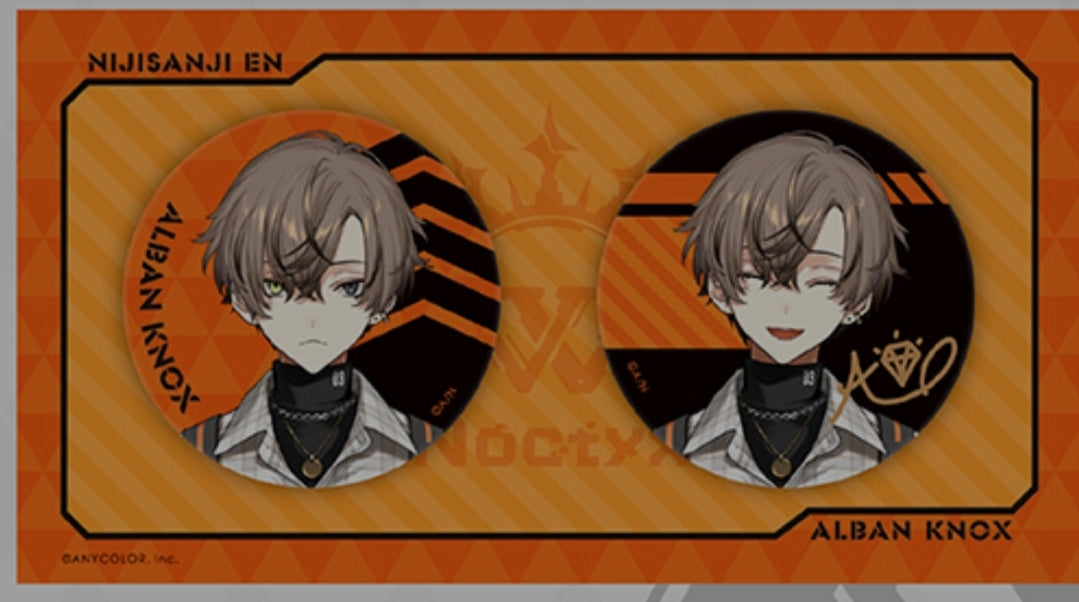 【Noctyx New Outfit Goods】缶バッジセットアルバーン・ノックスvtuber