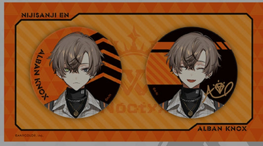 【Noctyx New Outfit Goods】缶バッジセット アルバーン・ノックス vtuber