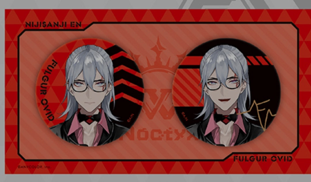 【Noctyx New Outfit Goods】缶バッジセット ファルガー・オーヴィド vtuber