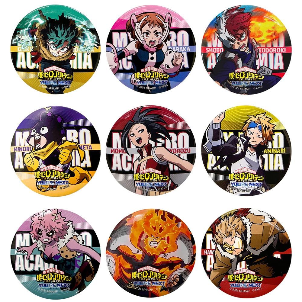 (劇場販売)僕のヒーローアカデミア THE MOVIE ユアネクスト 缶バッジコレクション 本ポス A