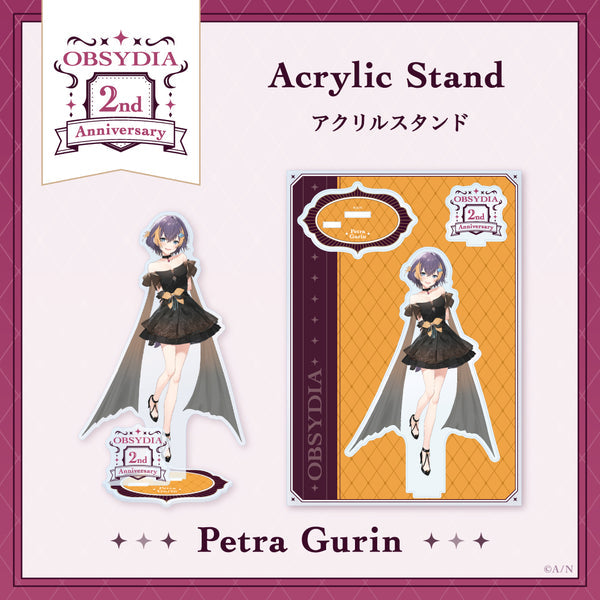 Nijisanji en OBSYDIA 2nd Anniversary Acrylic Stand Petra Gurin