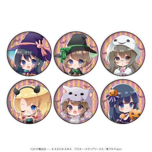 缶バッジ「青春ブタ野郎はバニーガール先輩の夢を見ない」02/ハロウィンver. ミニキャラ tcb