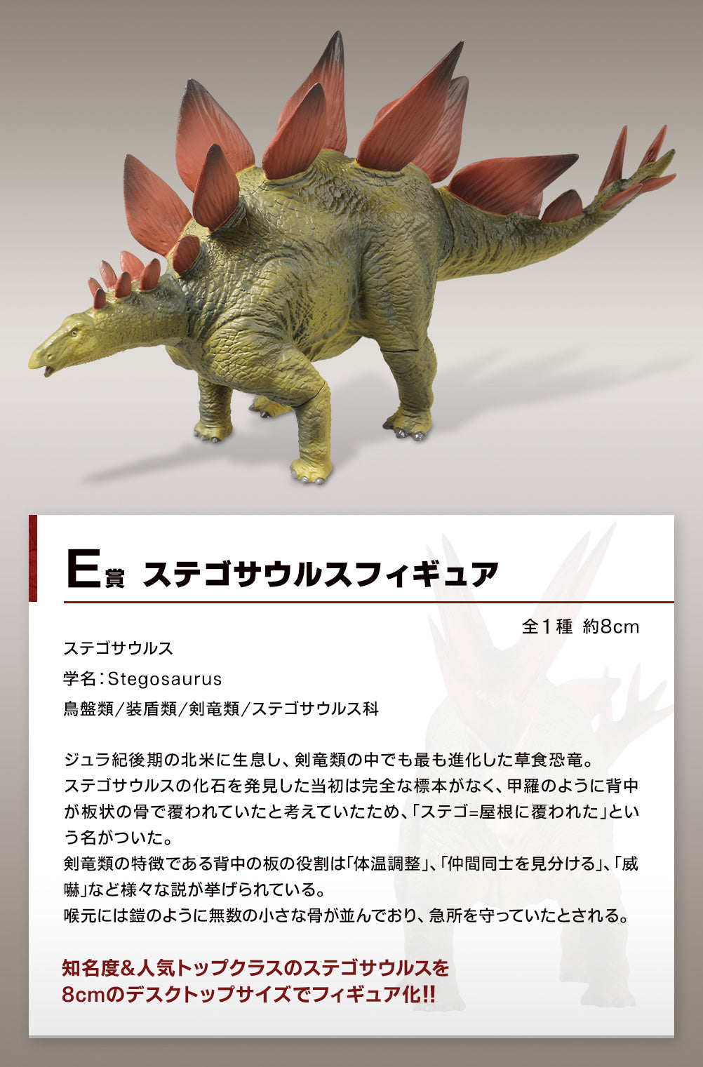 一番 Ichiban kuji 恐竜 ワクワク恐竜だいしゅうごう!! E賞