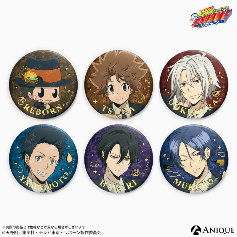 【AniqueShop 限定】『家庭教師ヒットマンREBORN!』描き下ろしイラスト【パブリックスクール】トレーディングジュエル缶バッジ (池袋)