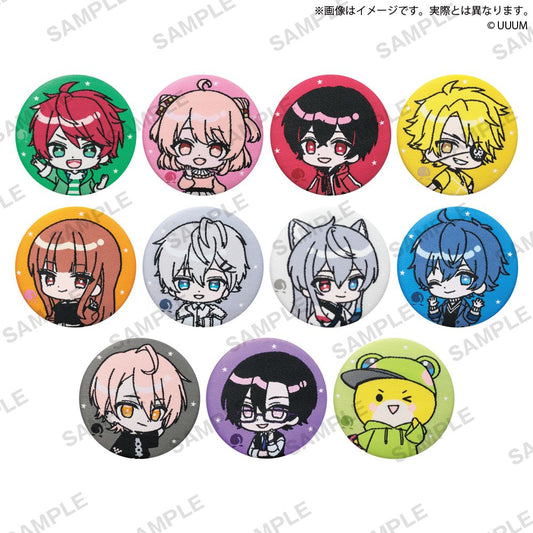 カラフルピーチ 刺繍缶バッジ BOXver. can badges