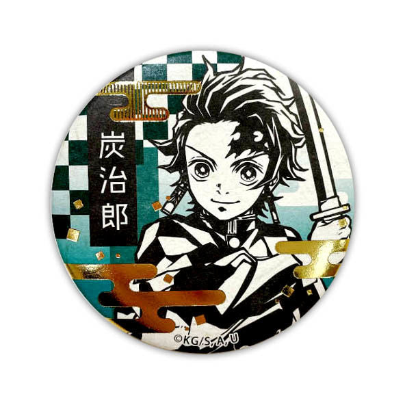 Demon Slayer's Blade Foil Odori and Paper Fou バッジKamamon Tanjiro's lapel seal
