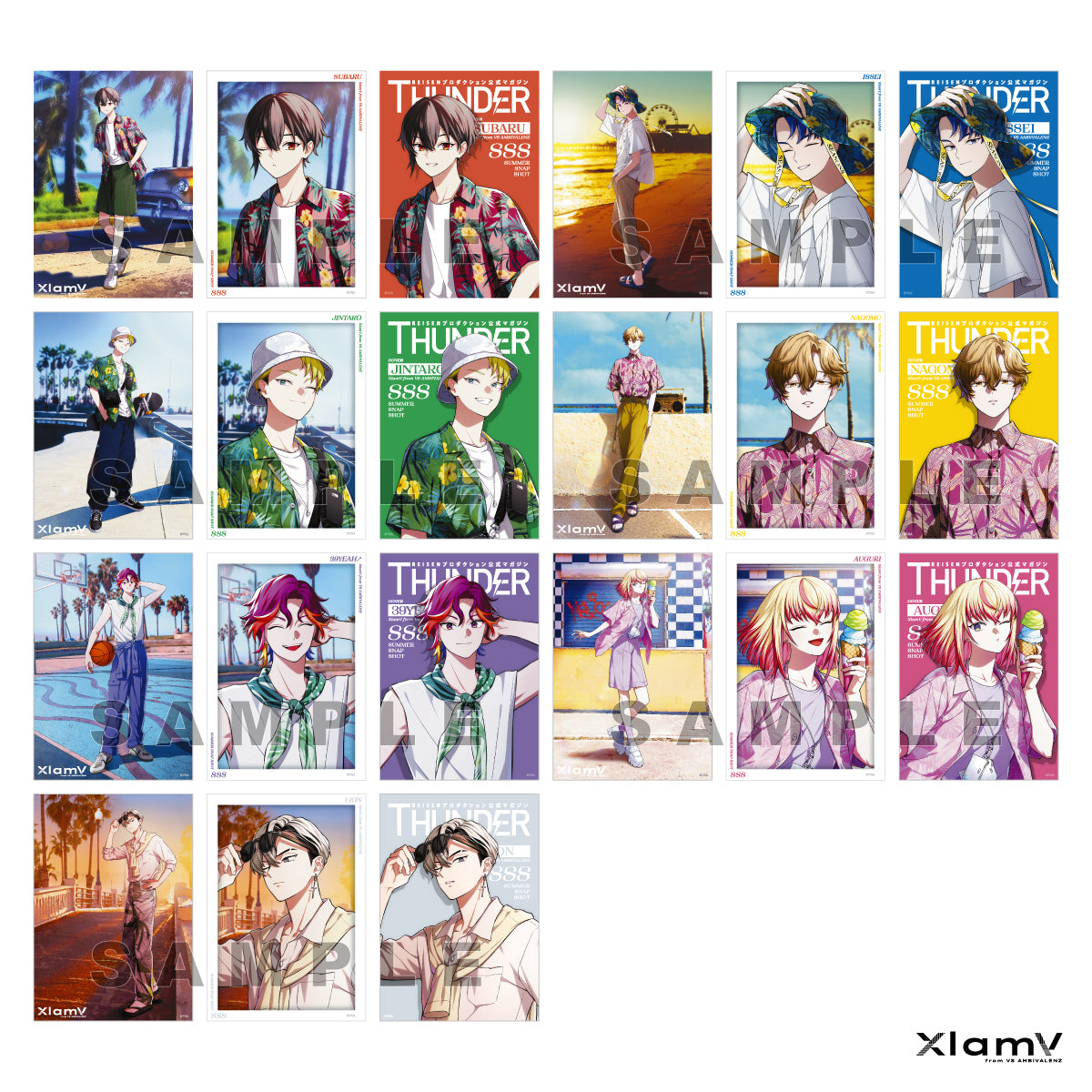 【SSS】XlamV ランダムブロマイド photo card tsc