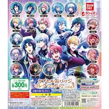 capsule ｱｲﾄﾞﾘｯｼｭｾﾌﾞﾝ ｶﾌﾟｾﾙ缶ﾊﾞｯｼﾞｺﾚｸｼｮﾝ+♪ Vol.3 badge (BANDAI)