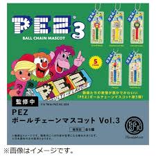 (ｹﾝｴﾚﾌｧﾝﾄ) PEZ ボールチェーンマスコット Vol.3 BOX版