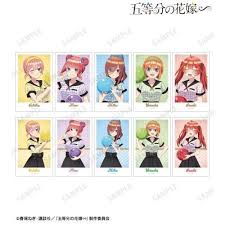(ｱﾙﾏﾋﾞｱﾝｶ) 五等分の花嫁∽ ﾎﾞｳﾗｰｶﾞｰﾙ TDｲﾝｽﾀﾝﾄｶﾒﾗ風ｲﾗｽﾄｶｰﾄﾞ