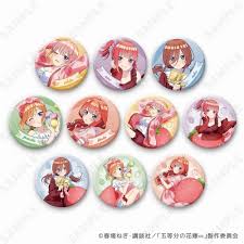 (ﾃﾞｨ･ﾃｸﾉ) TVｽﾍﾟｼｬﾙｱﾆﾒ「五等分の花嫁∽」 ﾙｰﾑｳｪｱ TD缶ﾊﾞｯｼﾞ