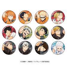 アニメ『ハイキュー!!』 グリッターカンバッジコレクション  badge (EN-SKY)