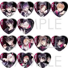 DIABOLIK LOVERS シャ・デモニアック ラメハート缶バッジ