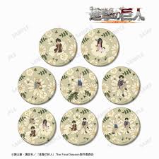 (ｱﾙﾏﾋﾞｱﾝｶ) 進撃の巨人 TD Botania 第2弾 ﾏｯﾄ缶ﾊﾞｯｼﾞ