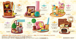 (Re-ment) Pokrmon Desktop Figure Relaxing Home