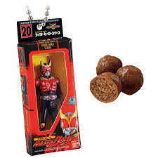 仮面ライダー ソフビパッケージチャーム&チョコスナック