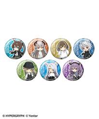 アークナイツ×WEGO　ミニキャラトレーディングメタリック缶バッジ