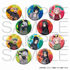 (KADOKAWA) NARUTO 疾風伝 きらきら缶ﾊﾞｯｼﾞｺﾚｸｼｮﾝ ﾒﾓﾘｰｽﾞver.