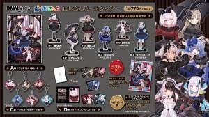 DMMくじ C賞 にじさんじ ～ゴシック～(DMM.com) アクリルキーホルダー（全6種)