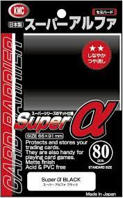 sleeve Super α Black (KMC)