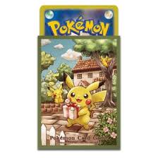 ポケモンカードゲーム デッキシールド ピカチュウの贈り物【グリーン】