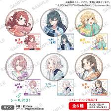 (Bushi-road) 学園アイドルマスター 缶バッジvol.1　BOXver.