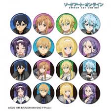 (ｱﾙﾏﾋﾞｱﾝｶ) SAO 毛皮ｺｰﾄ×ｽｰﾂver. TDグリッター缶バッジ