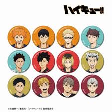 (ｱﾙﾏﾋﾞｱﾝｶ) ハイキュー!! トレーディンググリッター缶バッジ