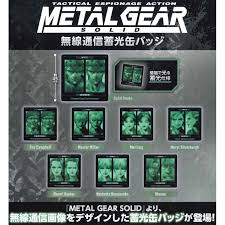 (Bushi-road) capsule METAL GEAR SOLID 無線通信 蓄光缶バッジ
