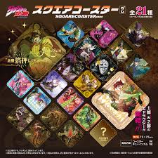 ジョジョの奇妙な冒険 ファントムブラッド・戦闘潮流 スクエアコースターガム