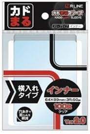 カドまるスリーブ抗菌ミニインナー横入れ sleeve (R LINE)
