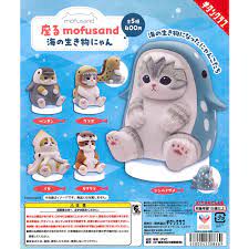 capsule 座る mofusand 海の生き物にゃん  (Kitan-Club)