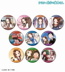 (ｱﾙﾏﾋﾞｱﾝｶ) からかい上手の高木さん TDｸﾞﾘｯﾀｰ缶ﾊﾞｯｼﾞ