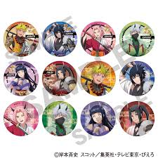 (ｸﾗｯｸｽ) NARUTO トレーディンググリッター缶バッジ 鬼