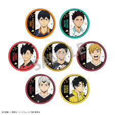 (ｶﾐｵｼﾞｬﾊﾟﾝ) ハイキュー!! トレーディング箔押し缶バッジB badge