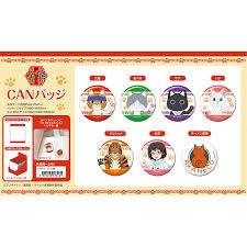 (Hasepro) CANバッジ ラーメン赤猫 10個入りセットBOX