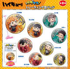(ﾀｶﾗﾄﾐｰｱｰﾂ) ぶちマス！ ハイキュー!!   トレーディング缶バッジ