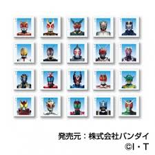 PetitスクエアCANバッジIdphoto 仮面ライダーシリーズ