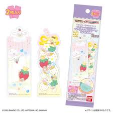(BANDAI life) ﾌﾞｯｸﾏｰｸｺﾚｸｼｮﾝ ｻﾝﾘｵｷｬﾗｸﾀｰｽﾞ いちご新聞 2枚入り