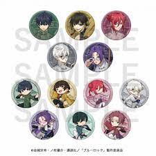 (ｲｰﾃﾞｨｽ) ﾌﾞﾙｰﾛｯｸ ﾁｬｲﾅｶﾝﾌｰ! ﾄﾚｰﾃﾞｨﾝｸﾞメタリック缶バッジ badge