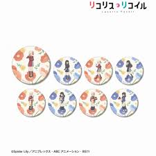 (ｱﾙﾏﾋﾞｱﾝｶ) TVｱﾆﾒ「ﾘｺﾘｽ･ﾘｺｲﾙ」 TD Botania ﾏｯﾄ缶ﾊﾞｯｼﾞ