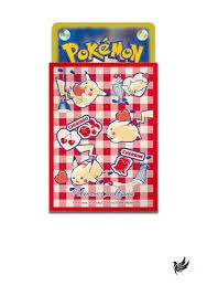 ポケモンカードゲーム デッキシールド ピカチュウとハート【レッド】| Pokemon Center Original Pokemon Card Game Deck Shield Pikachu and Heart [Red]