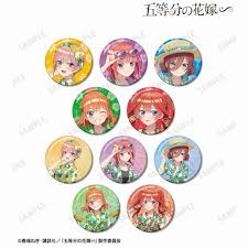 (ｱﾙﾏﾋﾞｱﾝｶ) 五等分の花嫁∽ 描き下ろし ｱﾛﾊｼｬﾂver. TD缶ﾊﾞｯｼﾞ
