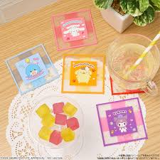 サンリオキャラクターズ CLEARSQUARE グミ＆コースター | ｸﾞﾐ