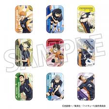 (MOVIC) ハイキュー!! スクエア缶バッジコレクション／烏野高校