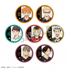 ハイキュー!! トレーディング箔押し缶バッジA badge (ｶﾐｵｼﾞｬﾊﾟﾝ)