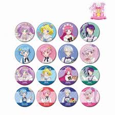 (ｱﾙﾏﾋﾞｱﾝｶ) ﾌﾟﾘﾊﾟﾗ10周年 花まつり TDグリッター缶バッジ